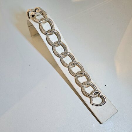 Zilver armband GOURMET MET HARTJE