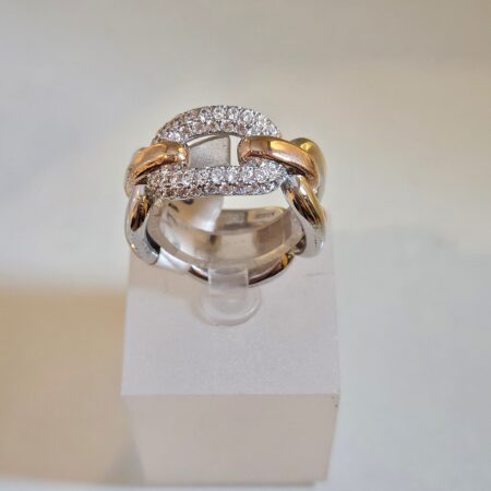 zilveren zirkonia ring