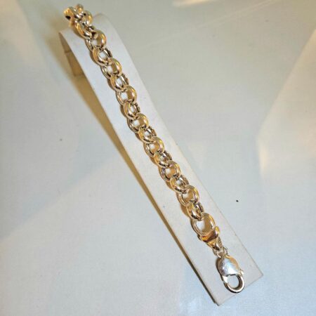 zilver anker schakel armband