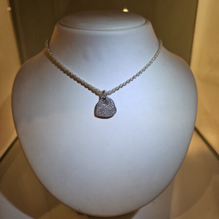 zilveren hartjes ketting