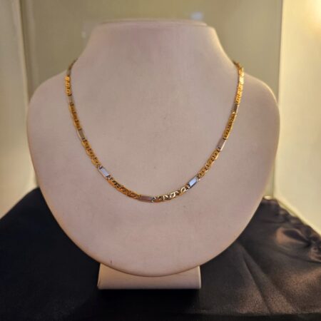 18k gouden gourmet schakel ketting
