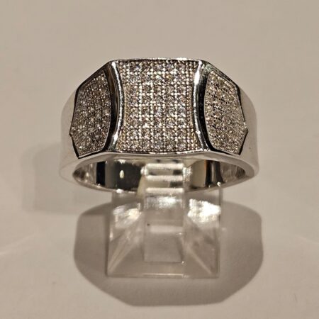 Zilveren heren ring